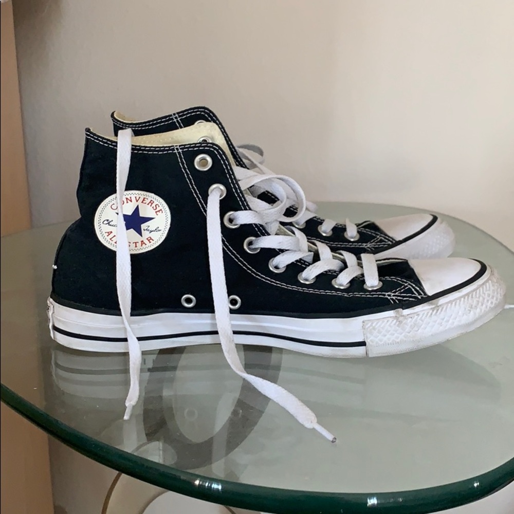 BLACK HIGH TOP CONVERSE